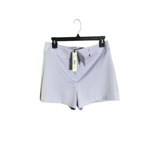 Alice and Olivia Lavender Tailored Shorts size 8 NWT High Waisted Chic